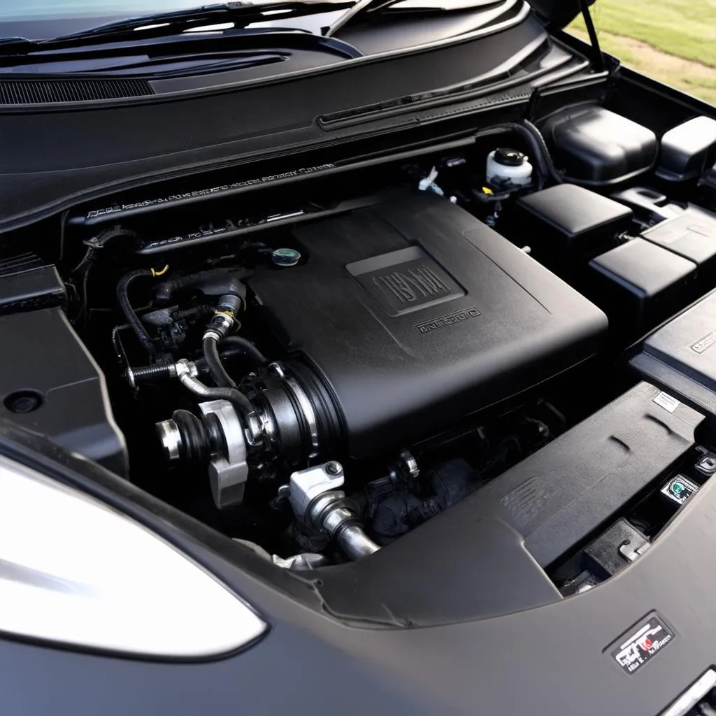 2008 Pontiac G6 engine bay